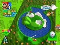 une photo d'Ã©cran de Mario Golf 64 sur Nintendo 64